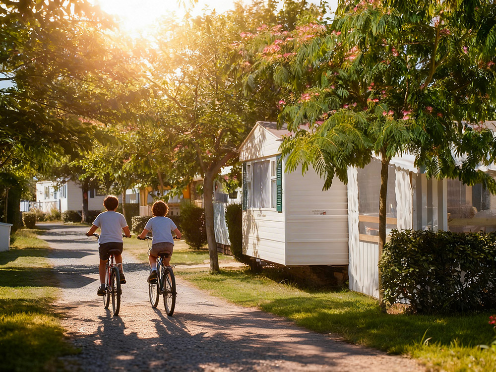 camping la borderie velo