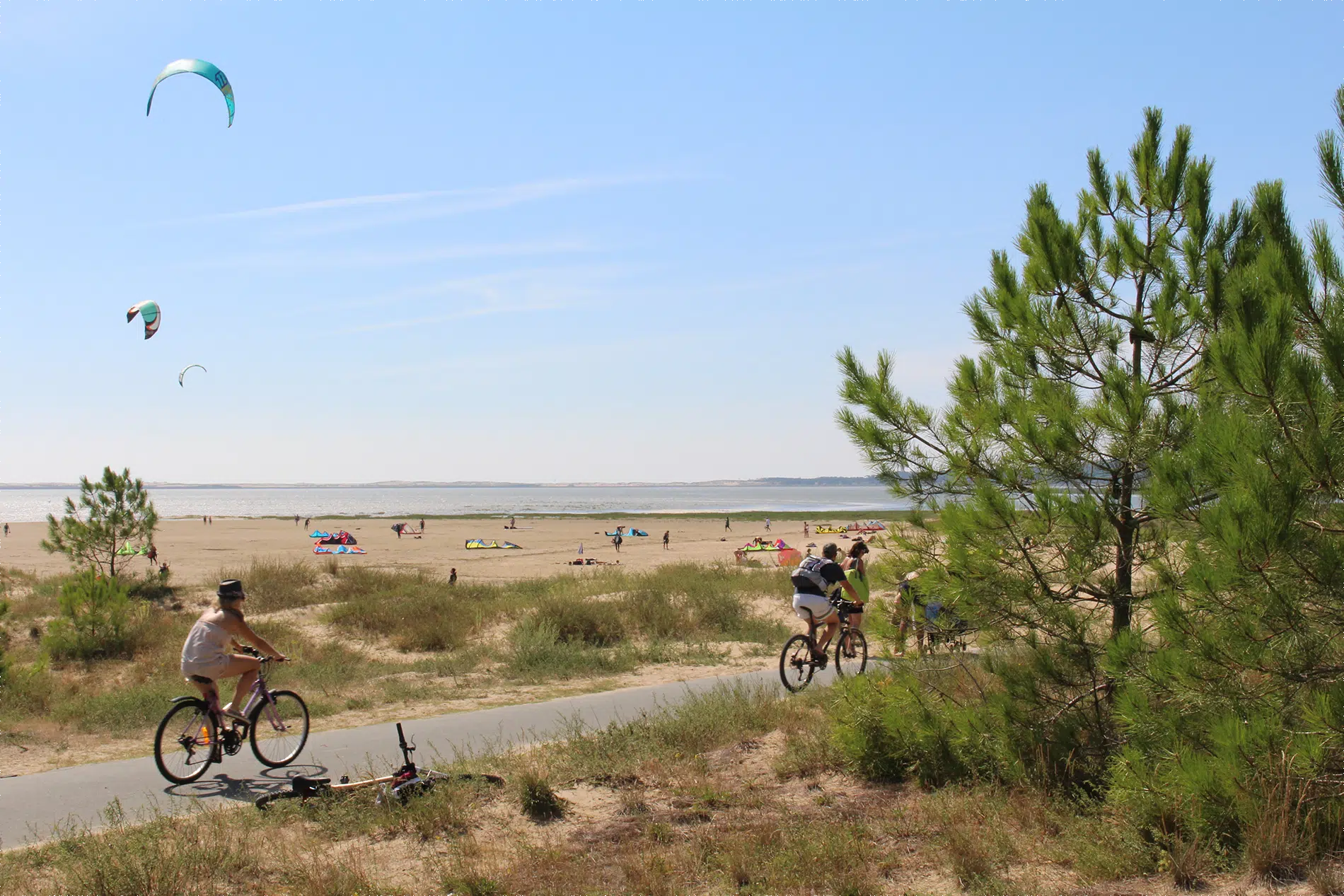 piste-cyclable-camping-la-borderie